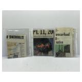 Newspaper Articles from 9/11 Attack on Twin Towers