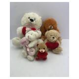 Lot of Plush Teddy Bears Stuffed Animals