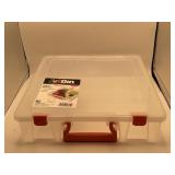 Art Bin Clear Craft Storage Case 15x14x3'