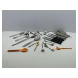 Miscellaneous Lot of Flatware: Forks, Spoons &