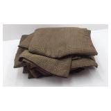 Three Brown Curtain Panels 84ï¿½ x 38ï¿½ with Grommets