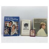 Princess Diana Books and a Card