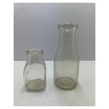 Milk Bottles Pint and Half Pint