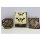 Butterfly Dï¿½cor: Napkin Holder Wall Hanging Trivet