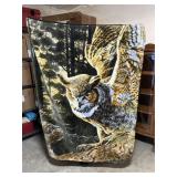 "Evening Hunter" Owl Blanket Design by Al Agnew