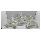 White Adult Hangers Approximately 100 Hangers