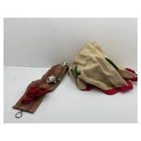 Burlap Bell Pull and Tree Skirt