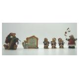 Six Christmas Bears