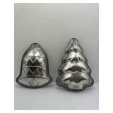Christmas Tree and Bell Cake Pans