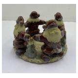 Circle of Friends Candle Holder Featuring Santa