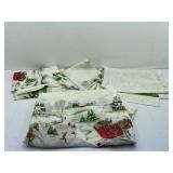 6 Panels of Christmas Curtains