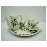 Miniature Christmas Tea Set