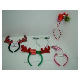 Christmas Headbands: Antlers, Elf, Mistletoe