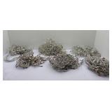 Miscellaneous Lot of White-Wired Christmas Lights