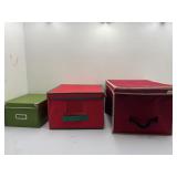 Christmas Collapsible Fabric Storage Cubes
