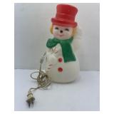 Blow Mold Light-Up Frosty the Snowman