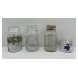 Holiday Jars: Snowmen Santa Holly