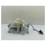 Decorative Lighted Glass Block Present