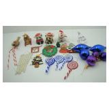 Ornaments: Fox, Panda,  Icicles, Candy Canes,