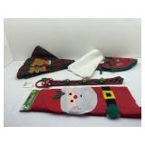 Miniature Tree Skirts Felt Hanging Bell Pull