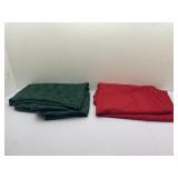 Red and Green Tablecloths
