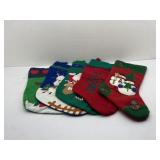 Decorative Stockings: Reindeer Santa Claus Snowman