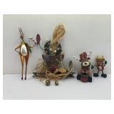 Miscellaneous Lot of Reindeer Decorations