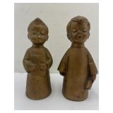 Wooden Angel Figurines