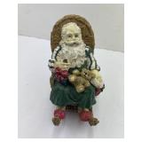 Santa Sitting in Rocking Chair  Music Box