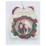 Lenox 2003 Snowman Friends Ornament Picture Frame