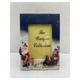 3D Santa Claus and Reindeer Picture Frame