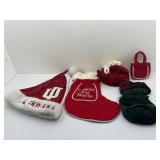 IU Santa Hat, Stocking, and Bags