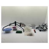 Miscellaneous Lot of Hooks, Light Fuse Checker