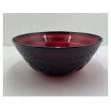 Ruby Red Serving Bowl
