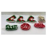 Hand Crocheted Christmas Tree Ornaments