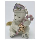 Lenox Arctic Holiday Friend Bear Ornament 2002