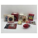 Miscellaneous Ornaments and a Christmas Bell