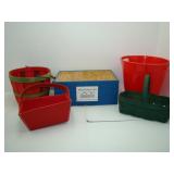 Christmas Baskets, Wooden Box and Containers
