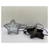 Star Metal Basket & Star Candle Electric Light