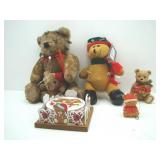 Bear Lot: Stuffed Pottery Ornament Coasters