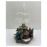 Light-Up Christmas Fountain Figurine