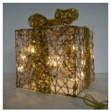 Lighted Wire Christmas Present