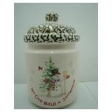 We Can Build a Snowman Cookie Jar