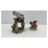 Bird Figurines Lefton China Robin and