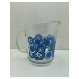 Blue Flower Power Pitcher