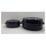 Large and Small Roaster Pans