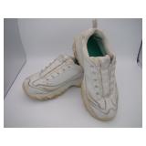 Skechers D'Lites Woman's White Slip On Athletic