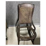 Cane Back Rocking Chair