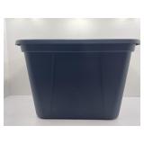 HDX 20 Gallon Storage Tote Blue