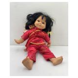 Asian Doll Set: Mother Toting Baby